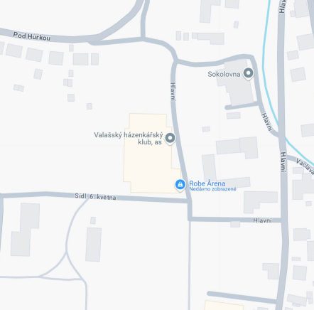 mapa polohy robe arény